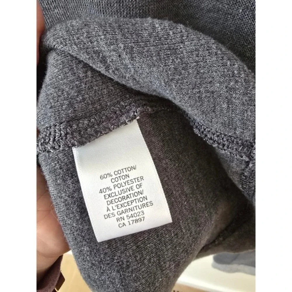 Banana Republic Mens Charcoal Grey Waffle Knit Long Sleeve Henley Shirt L‎
